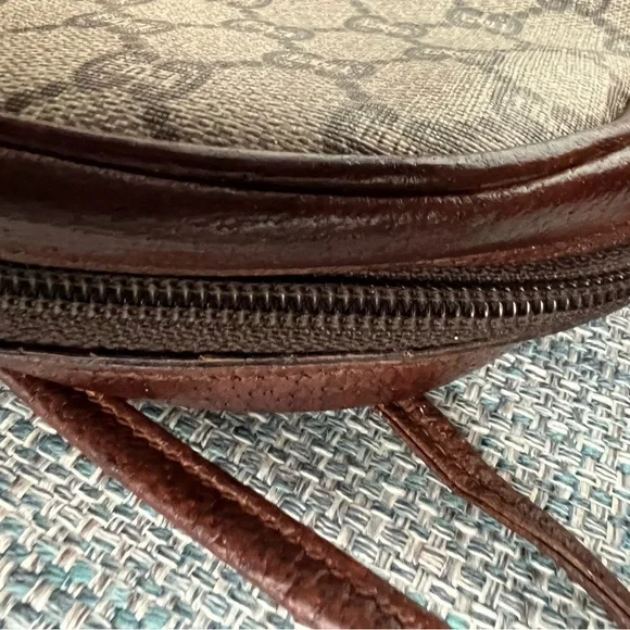 Gucci Plus Mini Tan and Brown Crossbody Bag with Iconic Monogram - Picture 11 of 16